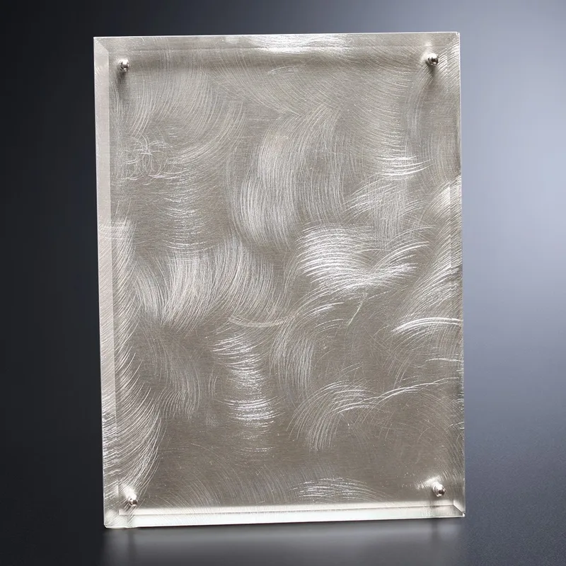 Silver Alloy Plaque 7" x 9" view 2