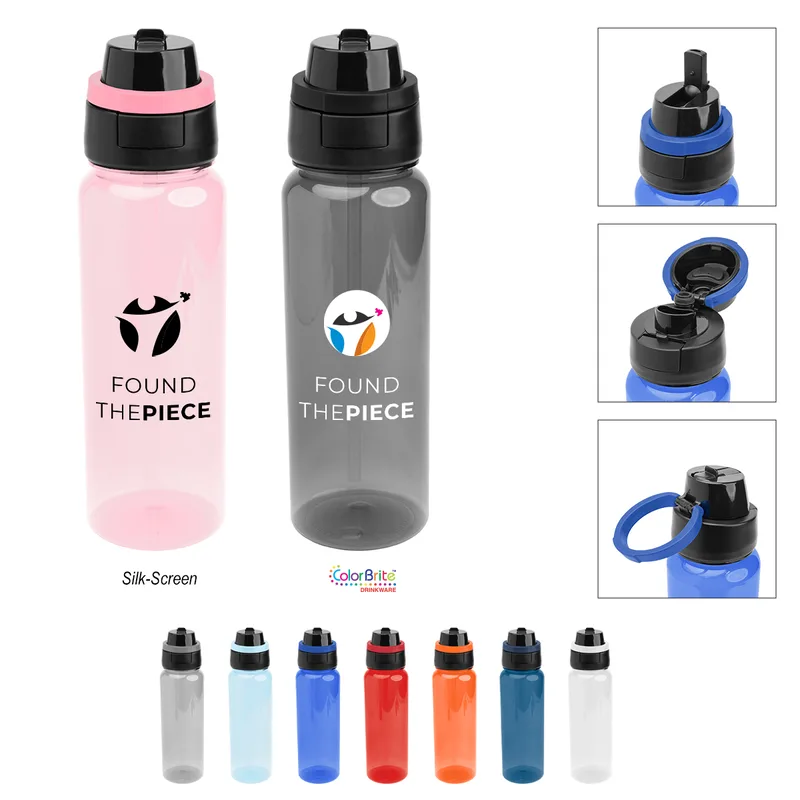 32 Oz. Pop Sip & Chug Rpet Bottle