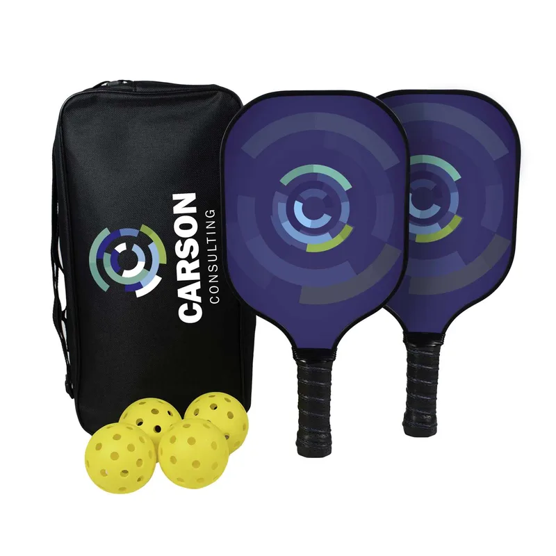 Deluxe Pickleball Plus Set Single-Sided Paddles view 2