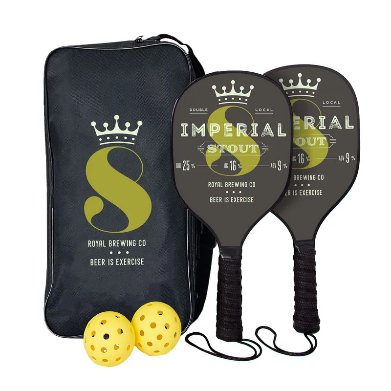Pickleball Set Plus, Single-Sided Paddles view 2