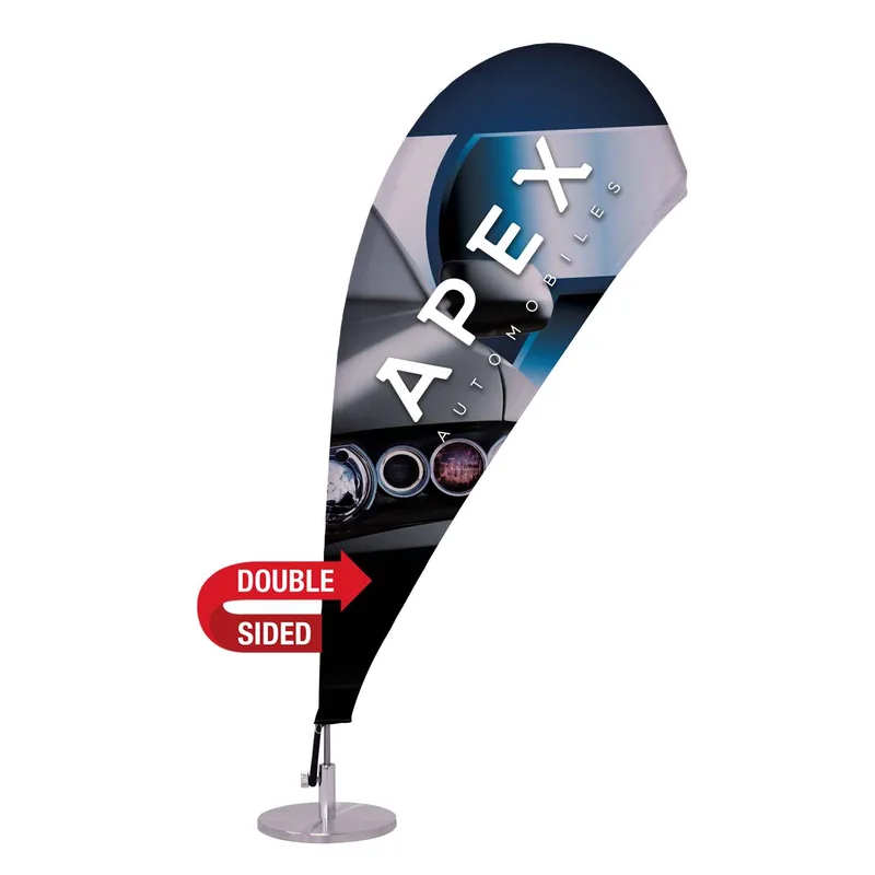 Micro Teardrop Sail Sign Flag Kit (Double-Sided) view 2