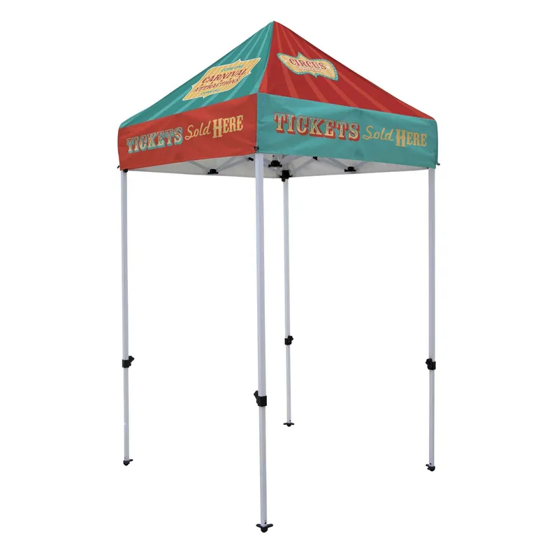 5' Economy Tent Kit (Dye Sub Full-Color Full-Bleed) view 2