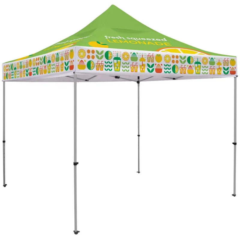 10' Premium Tent Kit with Vented Canopy Full-Bleed Dyesub view 2