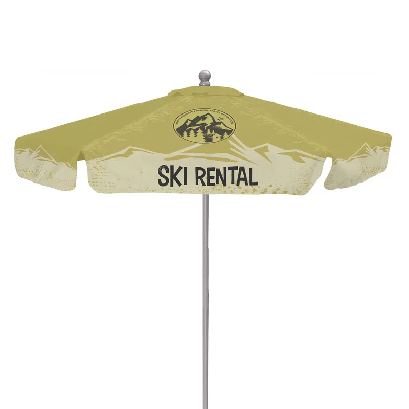 9' Deluxe Market Umbrella SS Dye Sub Kit with Valance view 2
