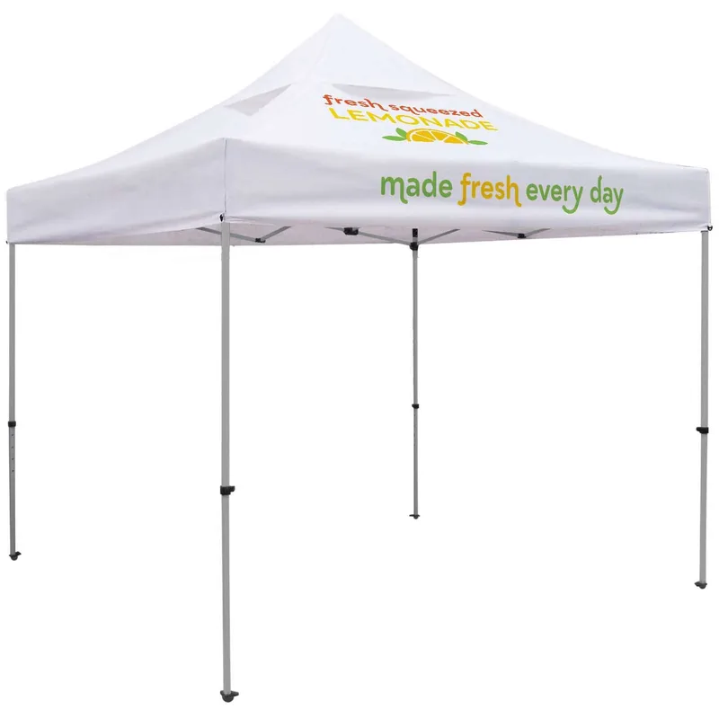 10' Premium Tent, Vented Canopy (Imprinted, 2 Locations) view 2
