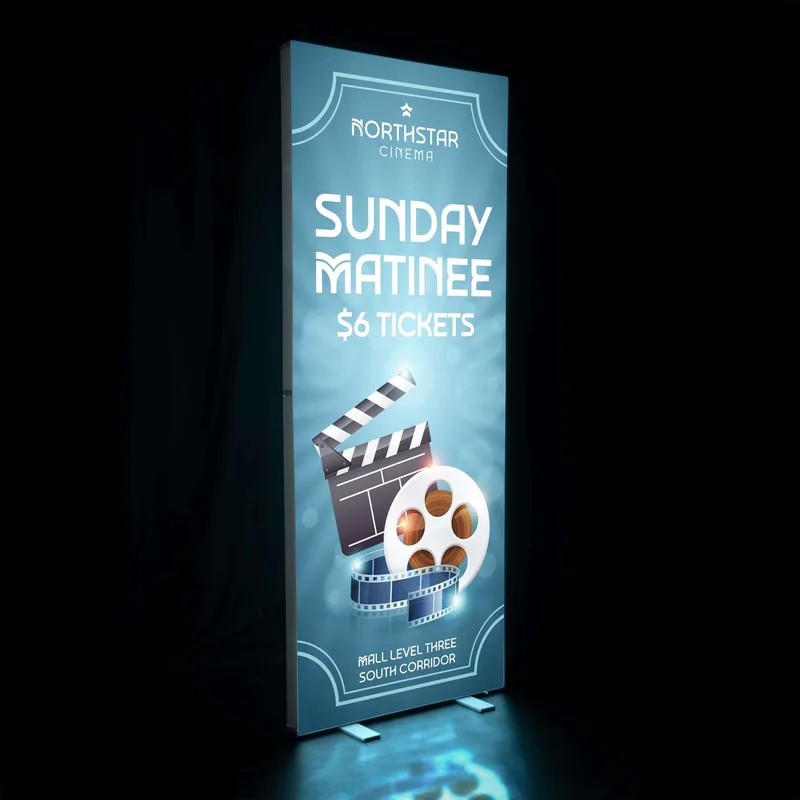 3' x 8' Deluxe SEG Glo Floor Display Kit view 2