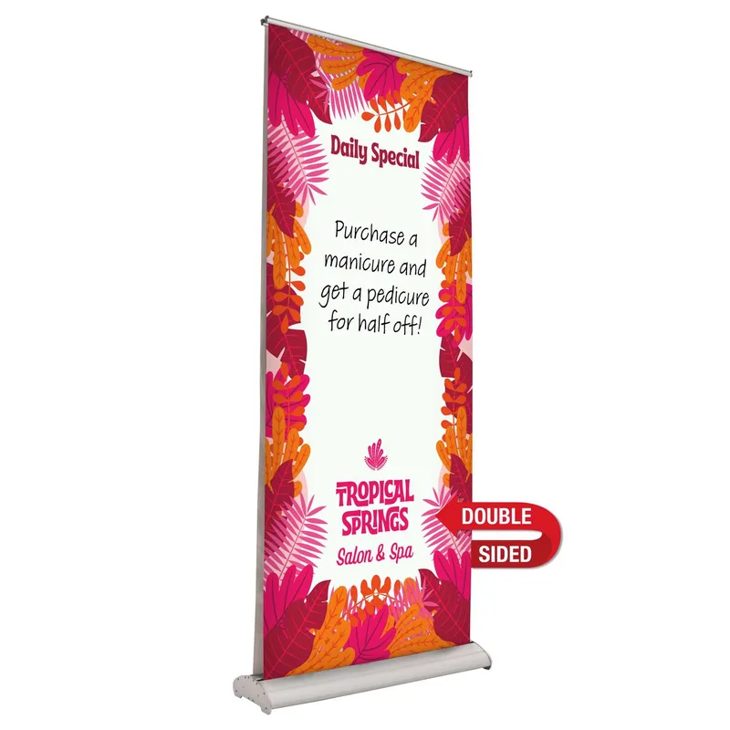 33.5" Deluxe Pro Retractor (2 Banner, Dry-Erase Media) view 2
