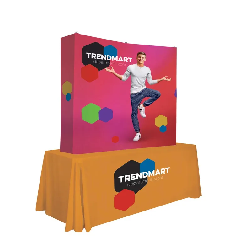 6' Curved Splash Tabletop Wrap Kit (Block-Out) view 2