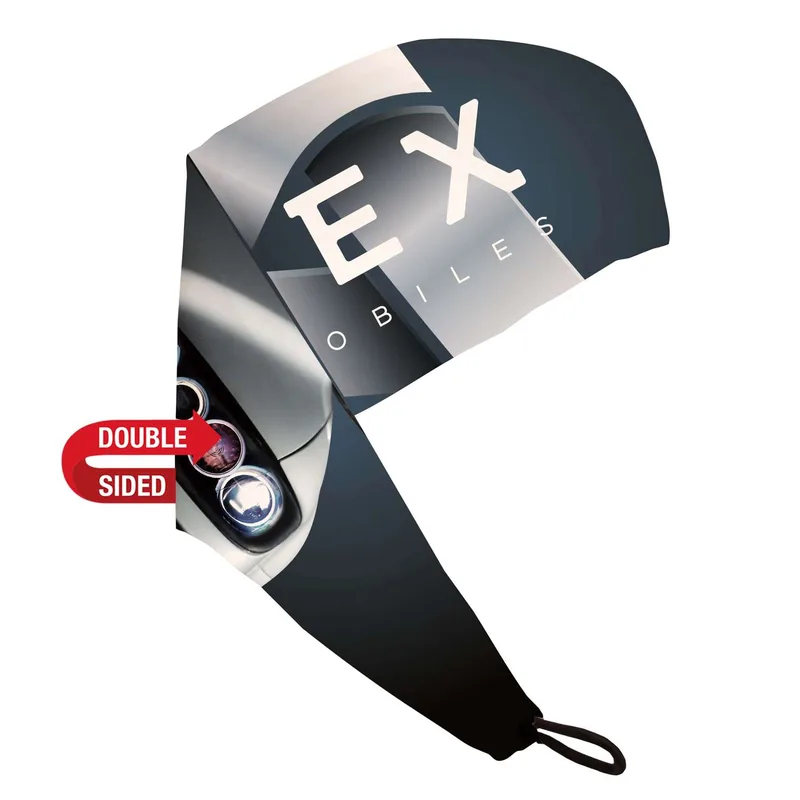 Micro Teardrop Sail Sign Replacement Flag (Double-Sided) view 2