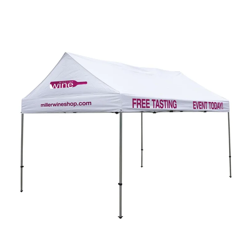10' x 15' Gable Tent Kit (Full-Color Imprint, 4 Locations) view 2