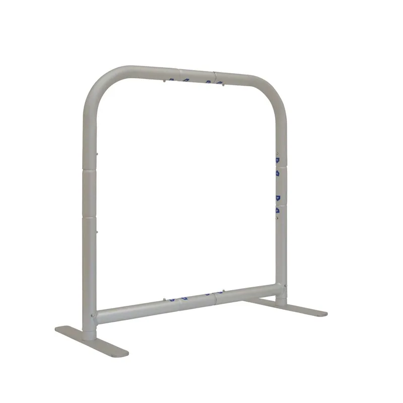 2'W x 2'H EuroFit Tabletop Straight Wall Hardware view 2