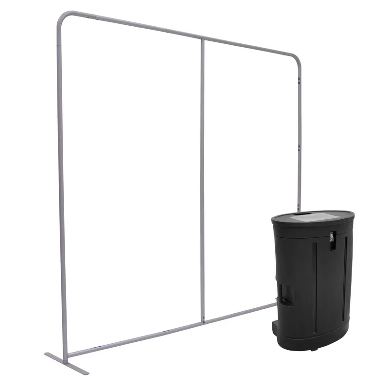 8'W x 90"H EuroFit Straight Wall Plus Hardware Kit view 2