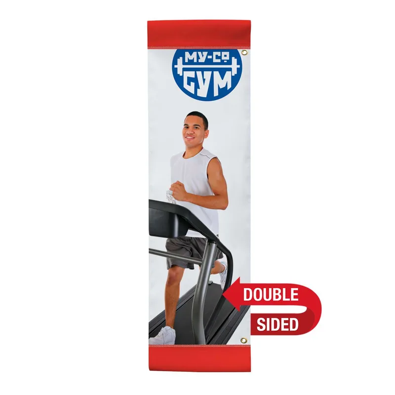 24" x 72" Vinyl Boulevard Banner Double-Sided view 2