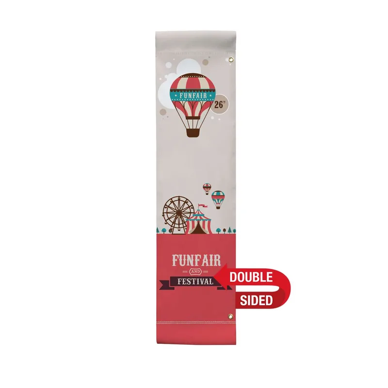 24" x 96" Vinyl Boulevard Banner Double-Sided view 2