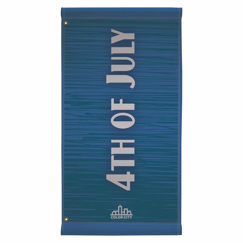 24" x 48" Nylon Boulevard Banner Single-Sided view 2