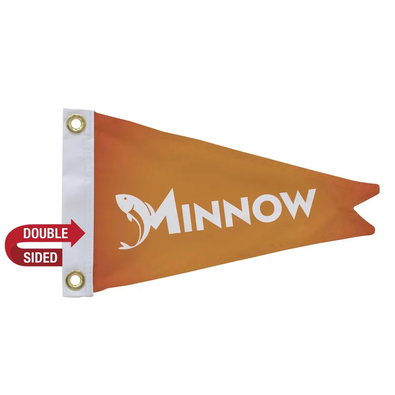8" x 12" Nylon Burgee Flag Double-Sided view 2