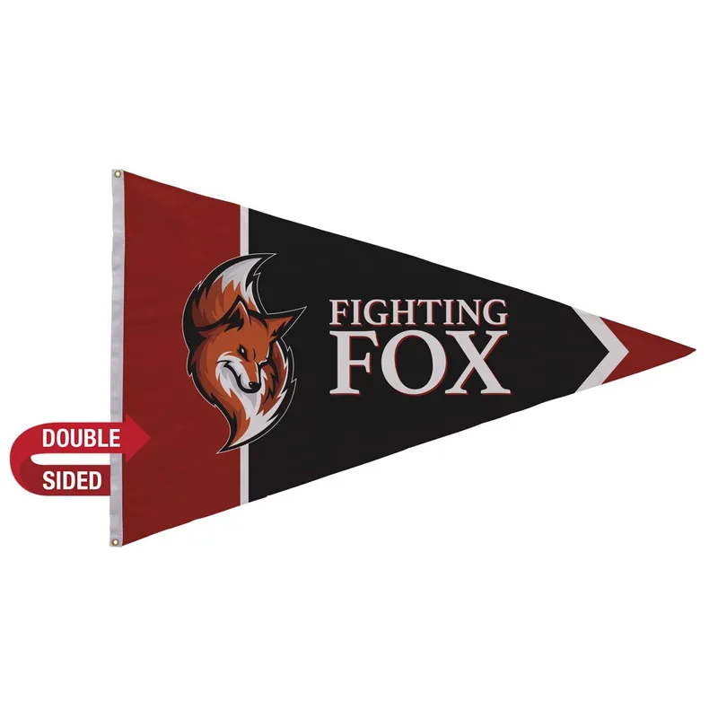 4' x 6' Nylon Pennant Flag Double-Sided view 2
