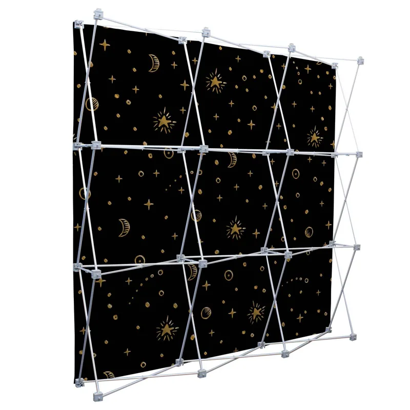 Deluxe GeoMetrix 9-Quad Back Wall Panel view 2