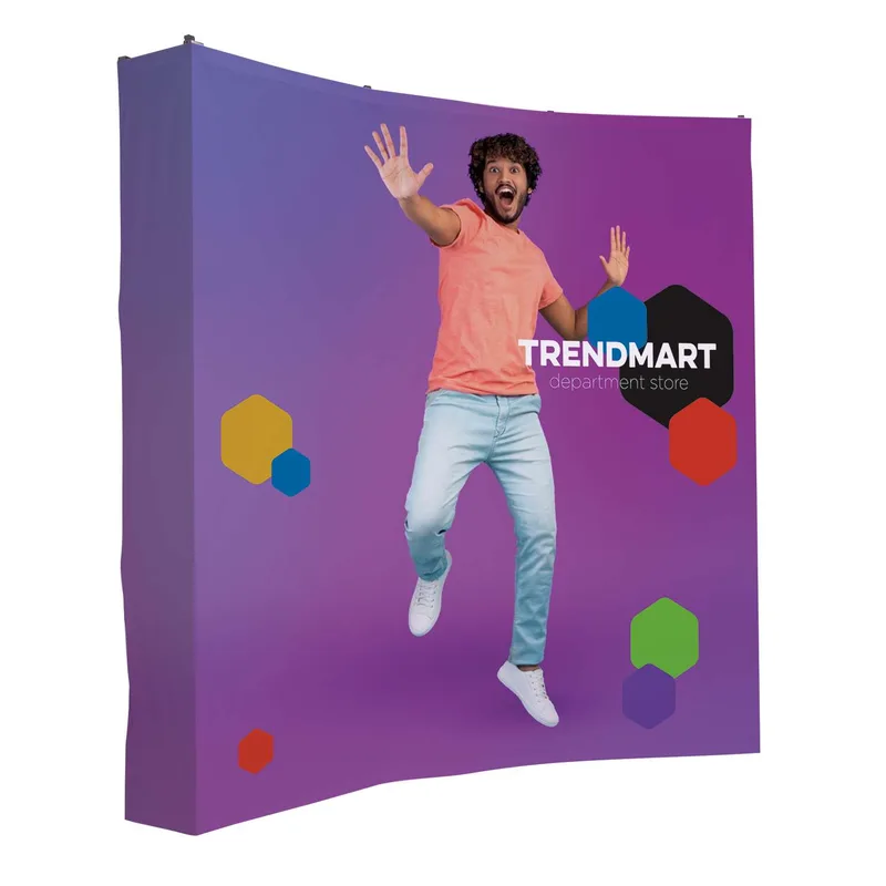 8' Curved Splash Wrap Kit (Block-Out) view 2