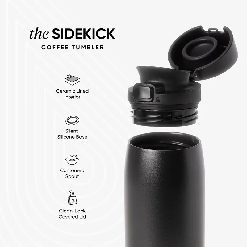 16 oz Simple Modern® Ceramic Lined Insulated Sidekick Coffee Tumbler view 5