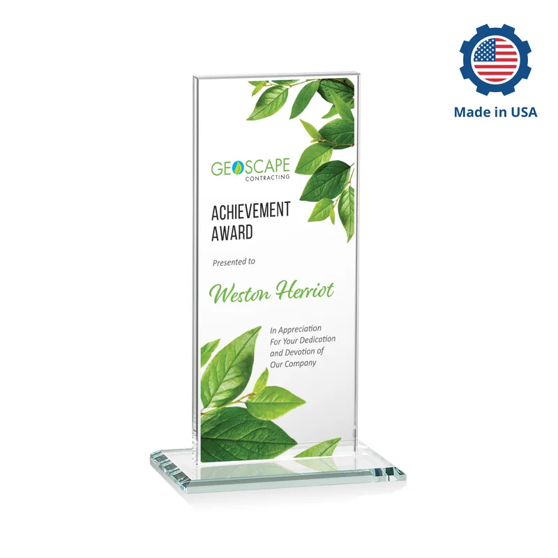 VividPrint™, Standard base, Clear, 4" x 7.375" x 3"