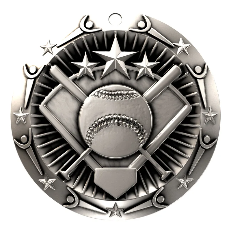 Antique Softball World Class Medallion (3") view 4