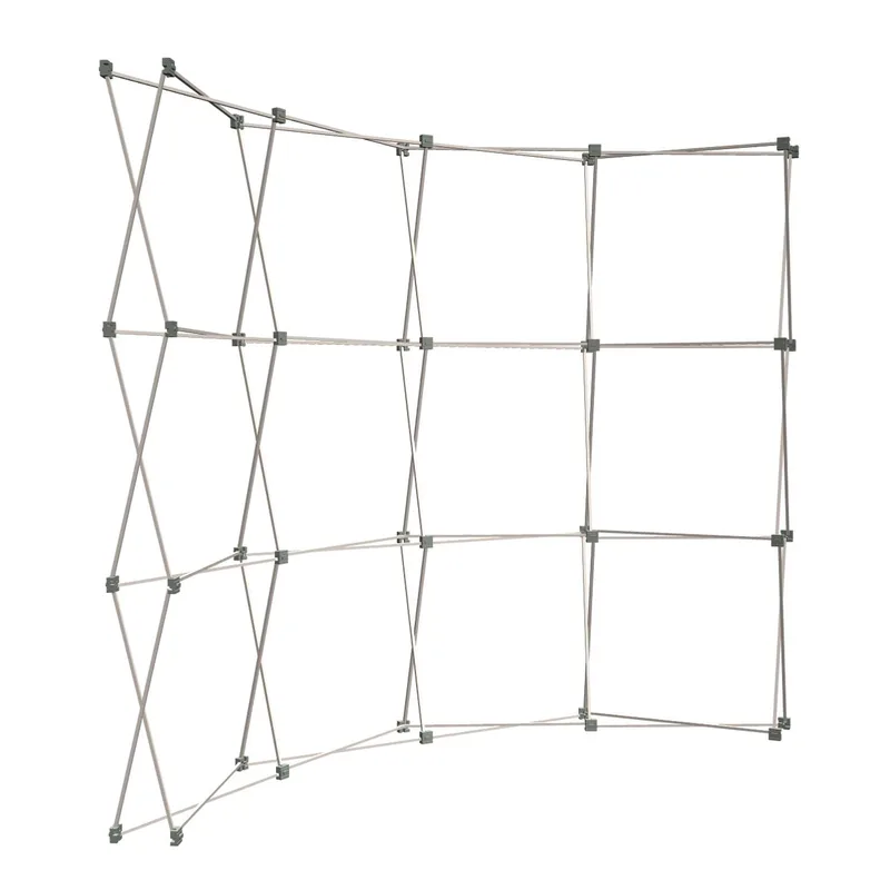 10' Curved Show 'N Rise Floor Display Frame Only