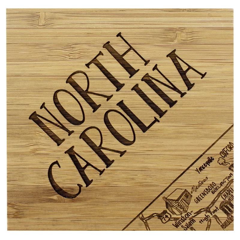 North Carolina Puzzle Coaster Set view 4