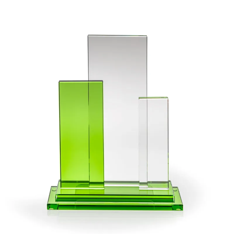 Mirador Green & Clear Crystal Award view 2
