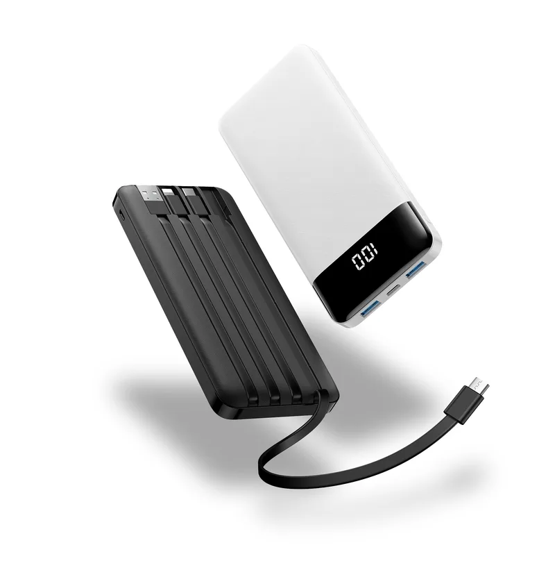Axiom, Slim 10,000mAh Power Bank with Built-In Cables view 2