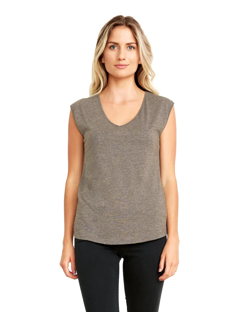 NEXT LEVEL APPAREL Ladies' Festival Sleeveless V view 3