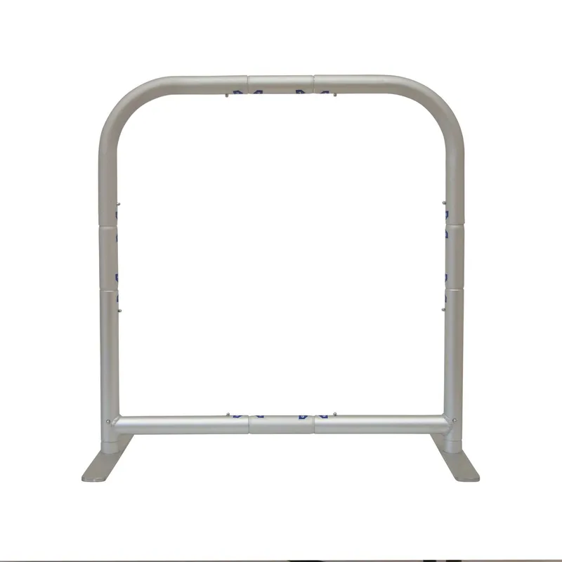2'W x 2'H EuroFit Tabletop Straight Wall Hardware view 4