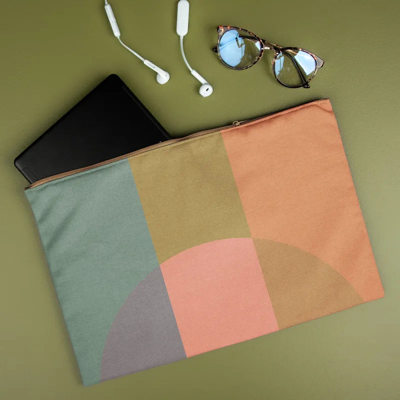 Dottie Pouch - 4CP Pigment Dyed Canvas view 5