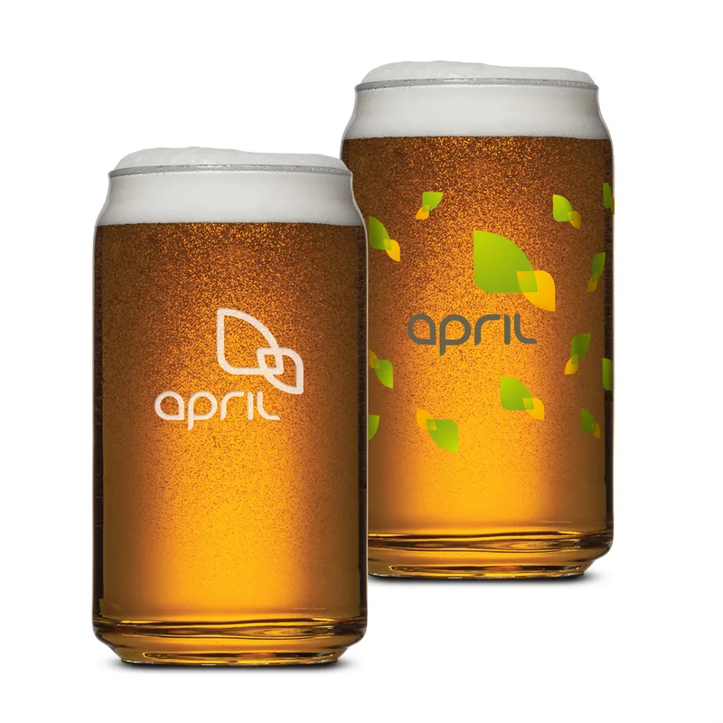 Beer Can Beer Glass - 16oz