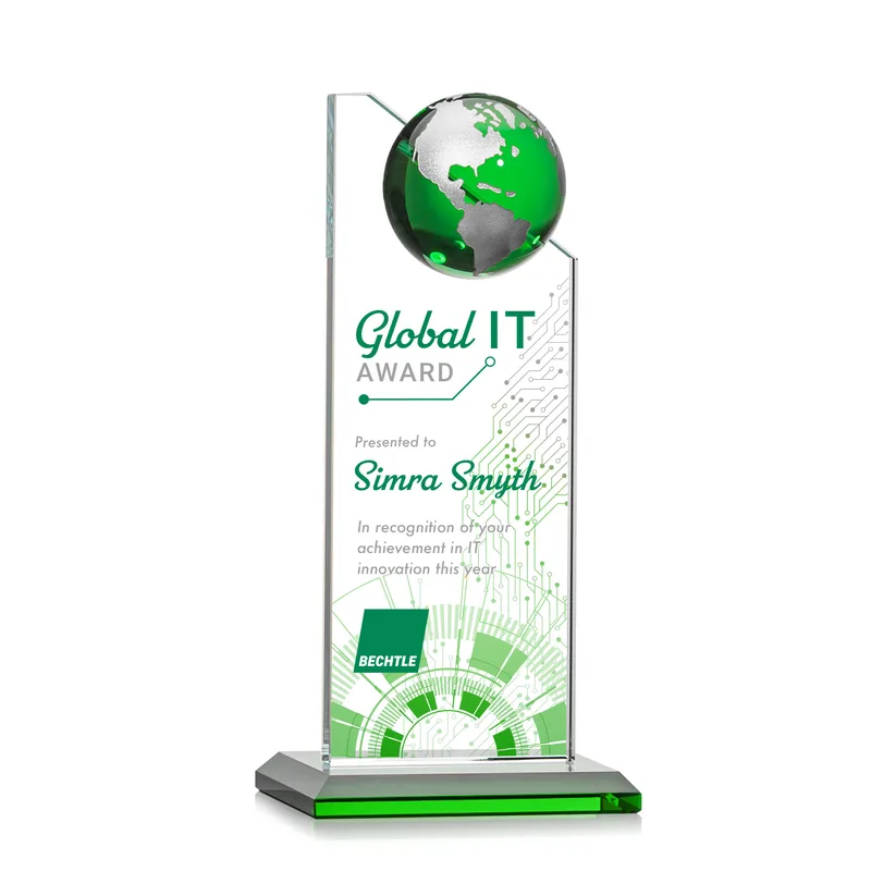 VividPrint™, Green, Silver, Green, Silver 4" x 8.5" x 3"