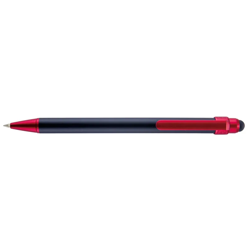 Black/Red Blank Front View