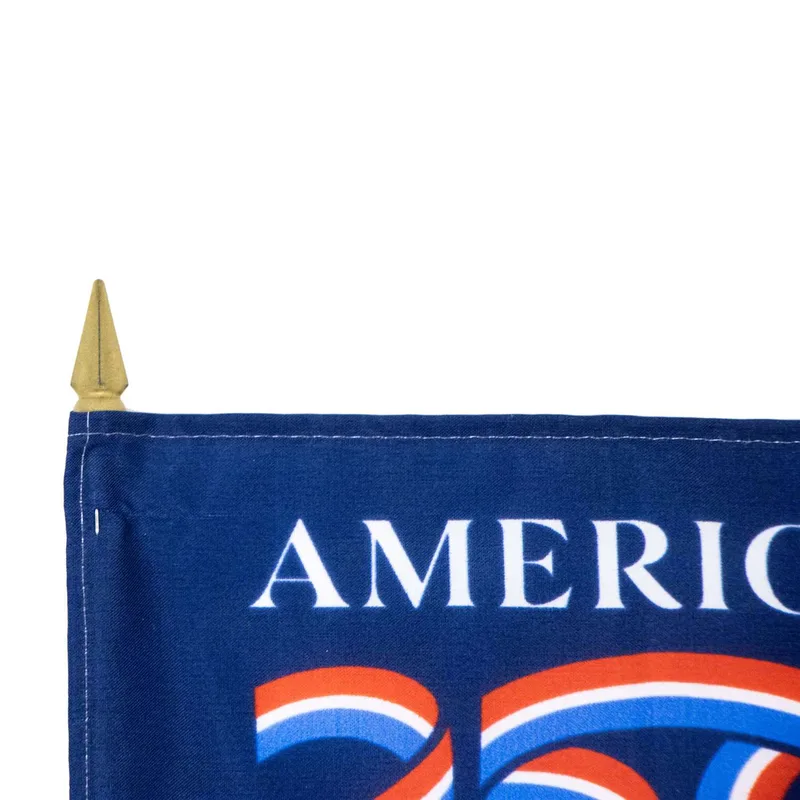 4" x 6" US 250th Anniversary Stick Flag view 3