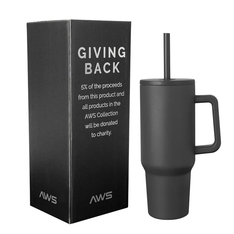 40 Oz. Aws Jackson Intrepid Stainless Steel Tumbler view 3