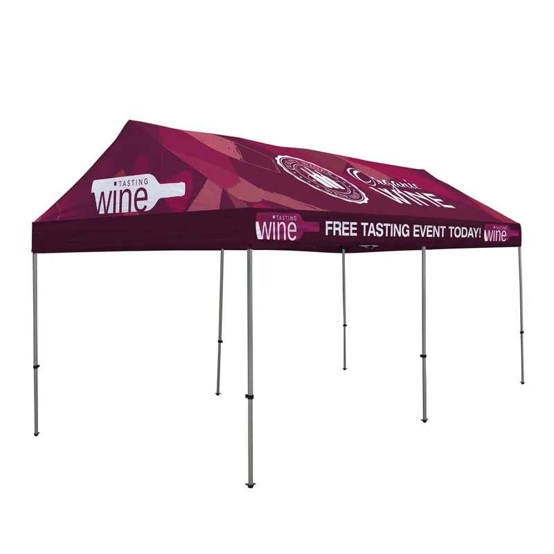 10' x 20' Gable Tent Kit (Dye Sub Full-Color Full-Bleed)