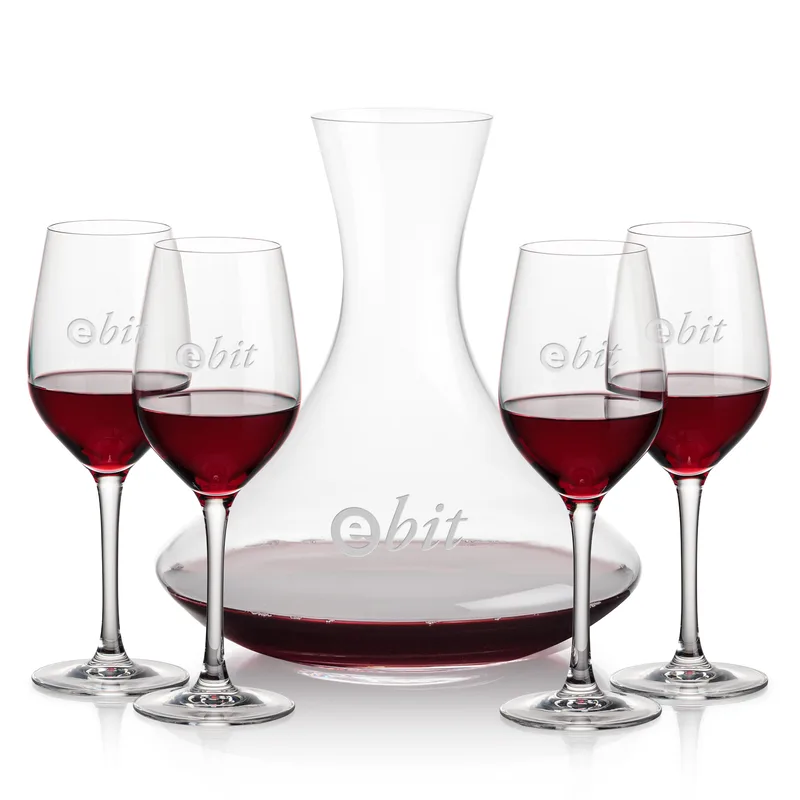 Carafe & 4 Wine