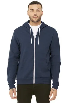BELLA+CANVAS ® Unisex Sponge Fleece Full-Zip Hoodie. view 7