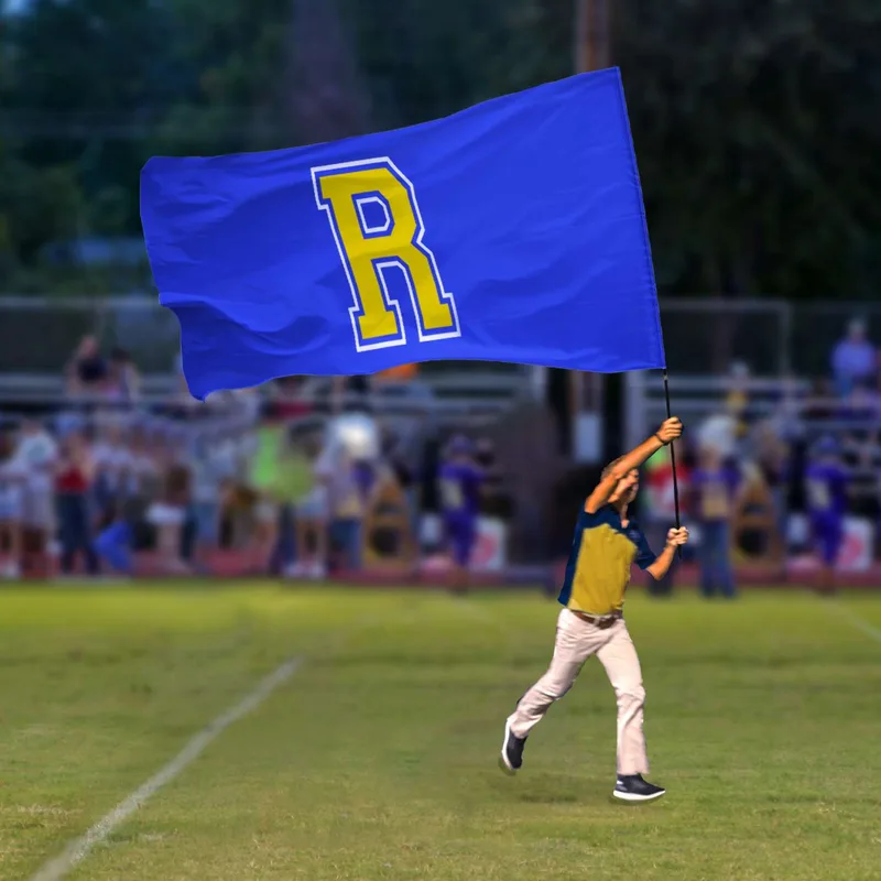 5' x 8' Spirit Flag Kit Single-Sided view 3