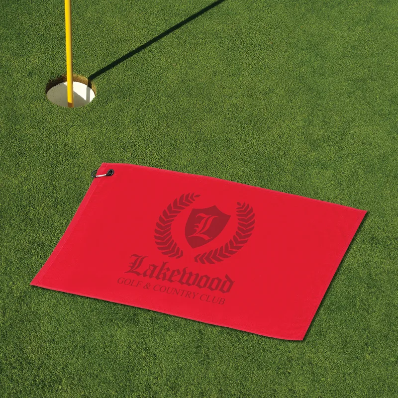 MaxxColor Deluxe Golf Towel ( 16" x 30" ) view 3