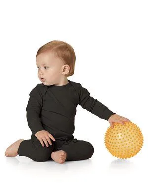 Rabbit Skins Infant Long Legged Baby Rib Bodysuit view 3