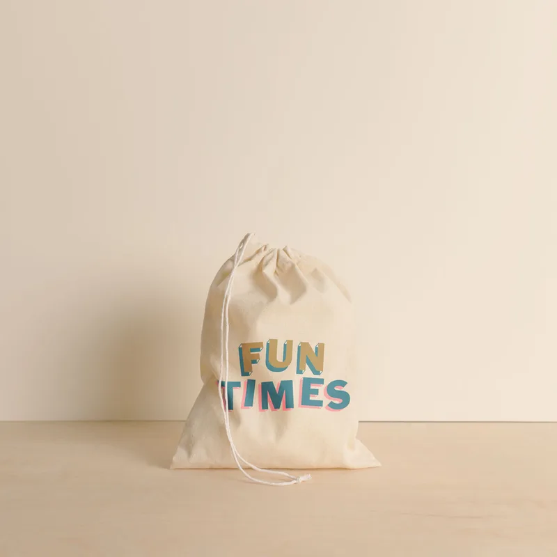 Muslin Goodie Four Shoes Bag