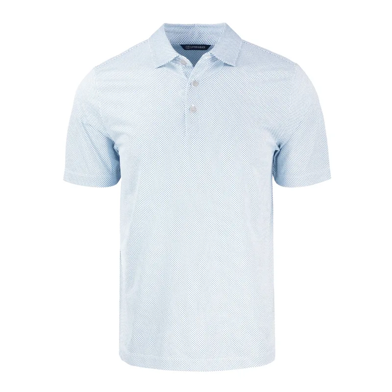 Cutter & Buck Pike Eco Symmetry Print Stretch Recycled Mens Polo view 3