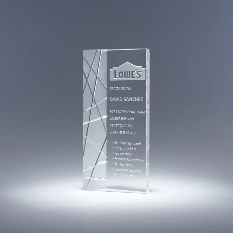 9" Elite Crystal Award