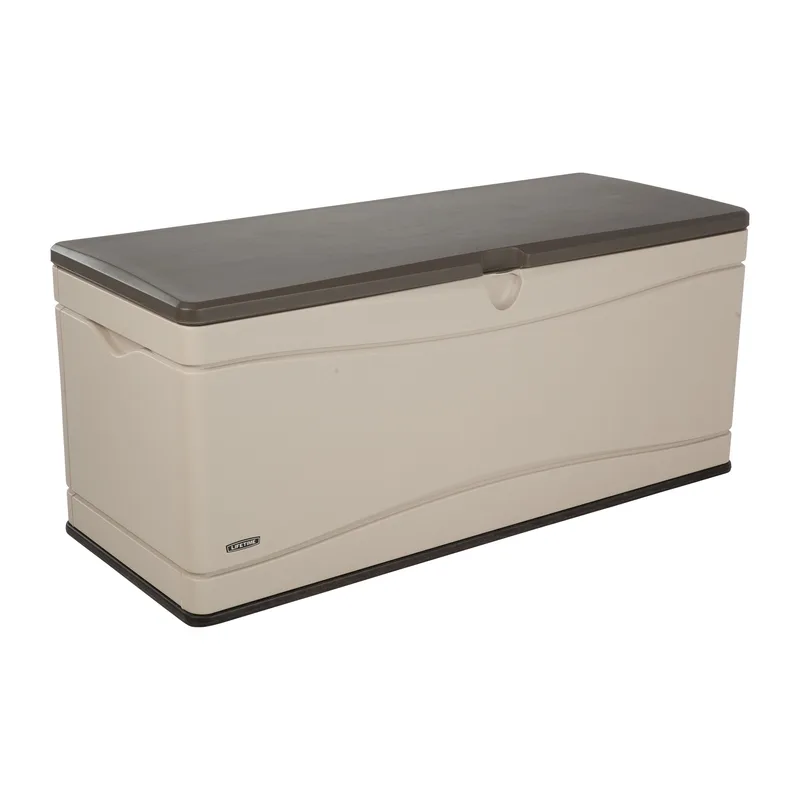 Lifetime Products Storage Box, 130 Gallon, Desert Sand