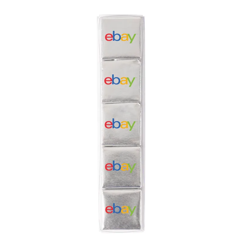Ten Piece Chocolate Foiled Square Acetate- Full Color view 4