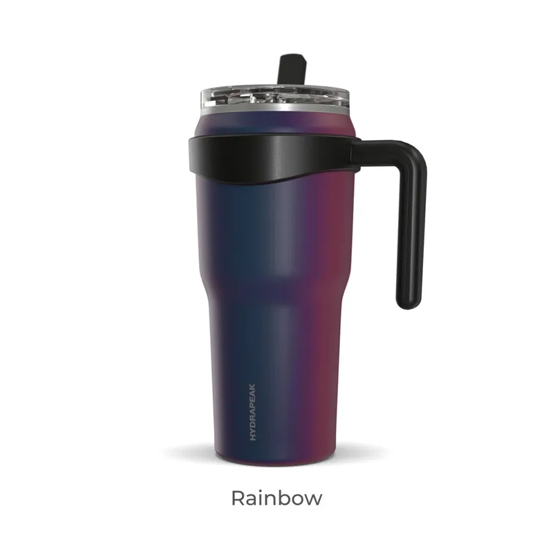 40 oz Hydrapeak® Stainless Steel Insulated Roadster Tumbler w/ Straw Lid